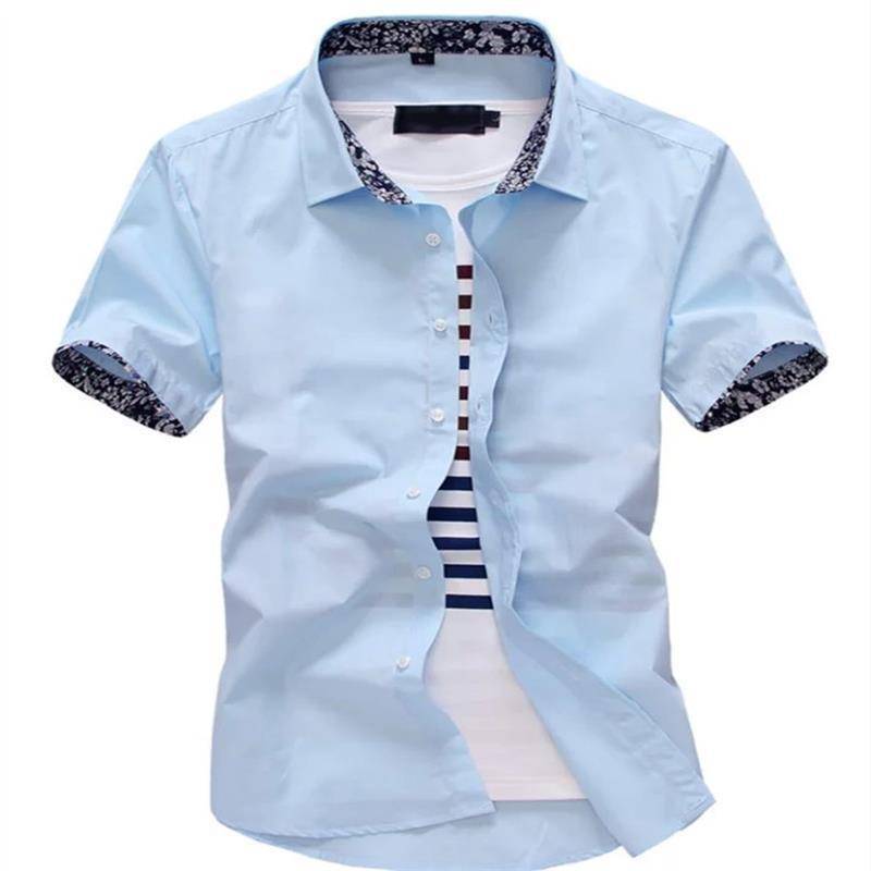 &quot;DUMA&quot; Short sleeve shirt Men summer Leisure Business Professional dress Men&apos;s shirts daily
