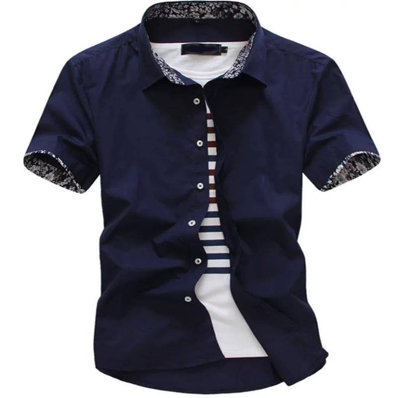 &quot;DUMA&quot; Short sleeve shirt Men summer Leisure Business Professional dress Men&apos;s shirts daily
