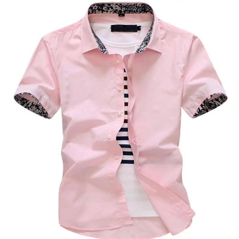 &quot;DUMA&quot; Short sleeve shirt Men summer Leisure Business Professional dress Men&apos;s shirts daily