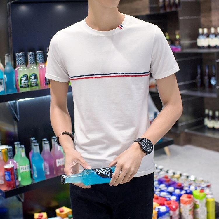 &quot;DUMA&quot; Men&apos;s summer  pattern Leisure Couple Short sleeve T-shirt