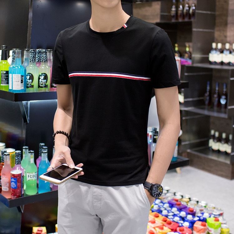 &quot;DUMA&quot; Men&apos;s summer  pattern Leisure Couple Short sleeve T-shirt