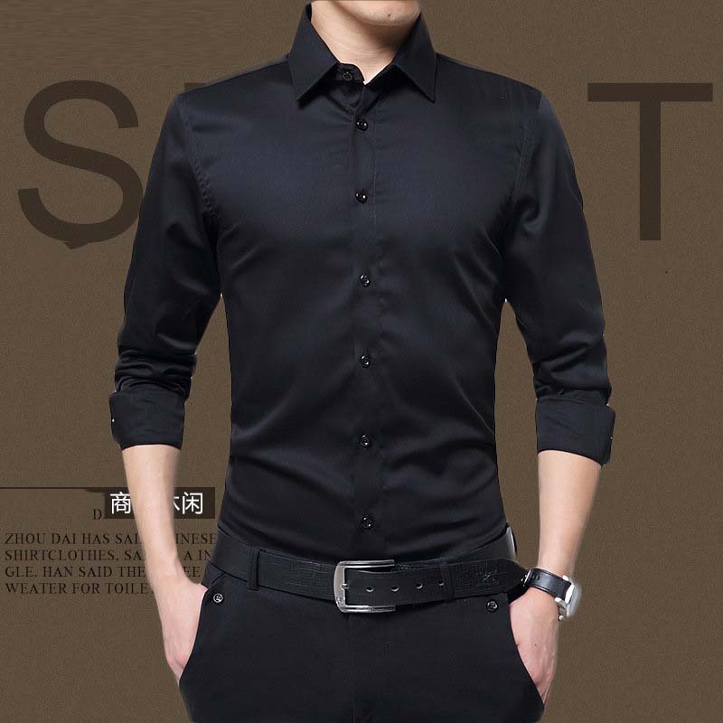&quot;DUMA&quot; autumn Men Long sleeve shirt Formal wear Career Slim fit men&apos;s shirt