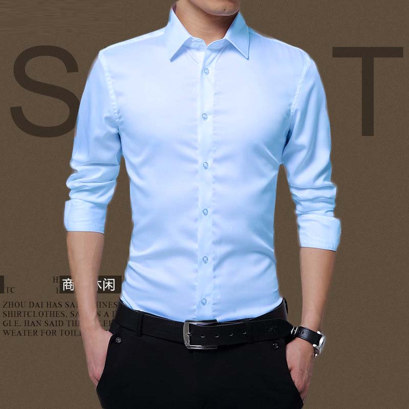 &quot;DUMA&quot; autumn Men Long sleeve shirt Formal wear Career Slim fit men&apos;s shirt