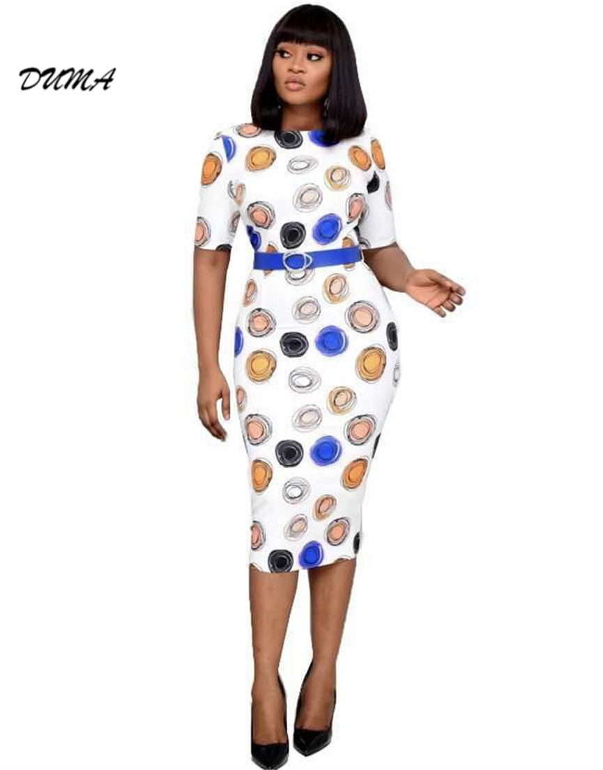 "DUMA" Africa good quality Commute Large size dress fashion popular beautiful Leisure appointment