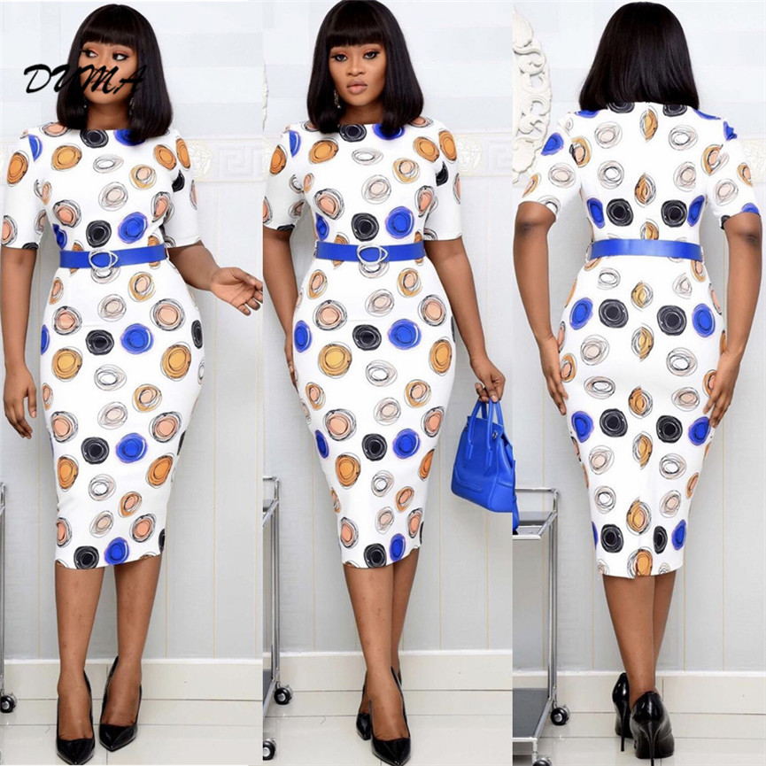 "DUMA" Africa good quality Commute Large size dress fashion popular beautiful Leisure appointment