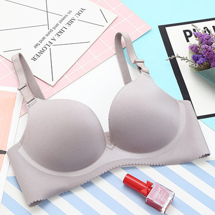 "DUMA" summer No rims Small chest Girl underwear Gather Adjustable bra Seamless bra