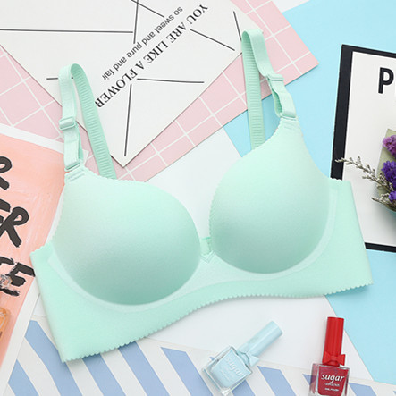 "DUMA" summer No rims Small chest Girl underwear Gather Adjustable bra Seamless bra