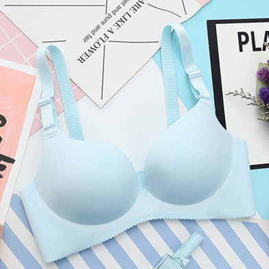 "DUMA" summer No rims Small chest Girl underwear Gather Adjustable bra Seamless bra