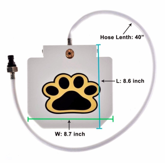 Durability Trouble Free Outdoor Dog Pet Drinking Doggie Water Fountain 41&quot; Hose