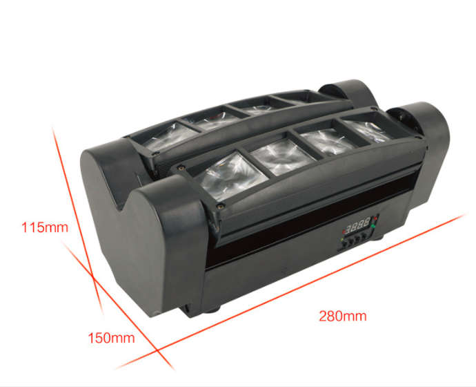 LED8 eye small spider light KTV private room dance hall bar sound control stage lighting laser light