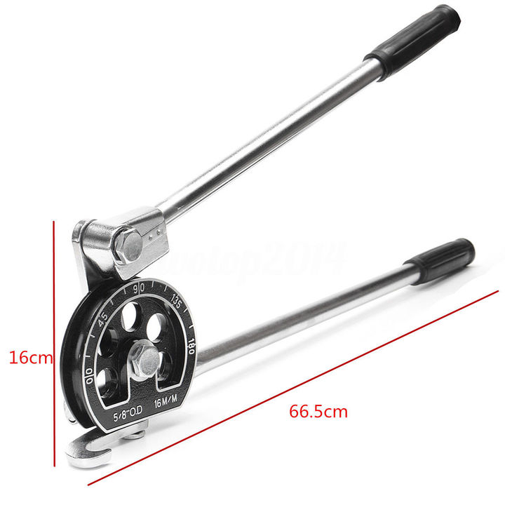 5/8''3 / 4''7 / 8" 180° pipe bending machine for pipe refrigeration copper and aluminum pipe