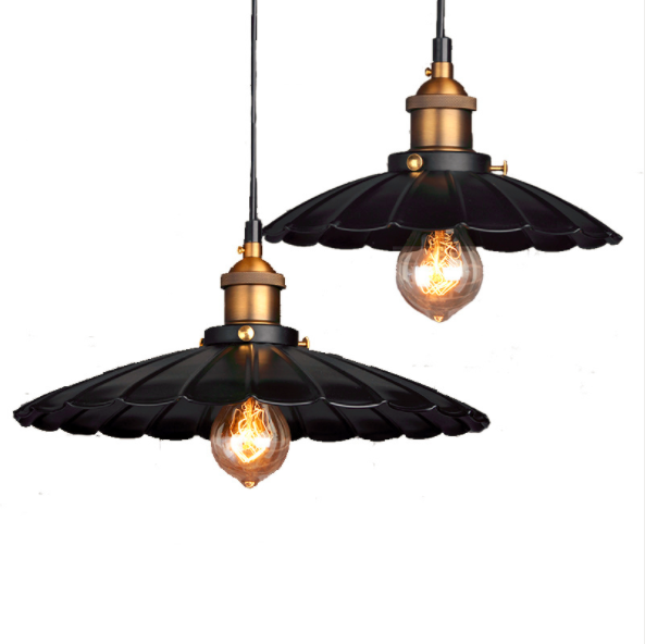 Country Retro Nostalgic LOFT Restaurant Cafe Bronze Hanging Lights