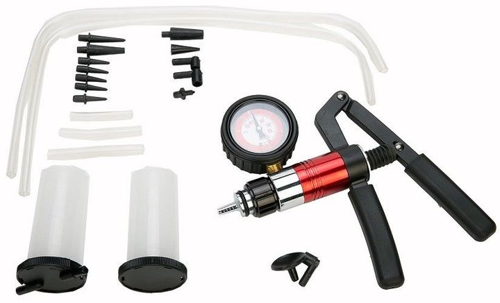 21PC Handheld Vacuum Pressure Pump Tester Kit Brake Kit