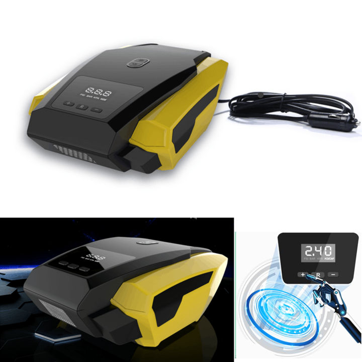 Portable DC 12V 120W car electric air compressor tire air pump