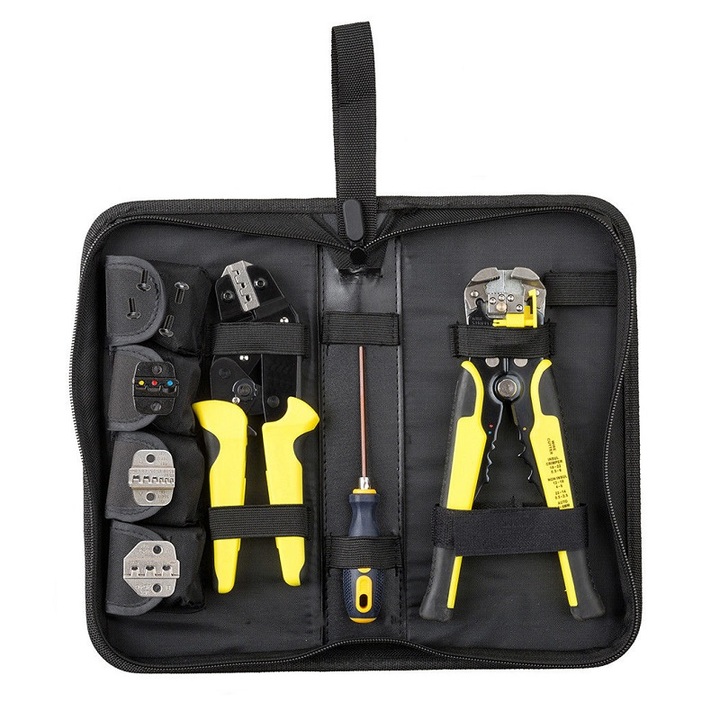 Combination set crimping tool crimping terminal ratchet crimping tool set stripping pliers