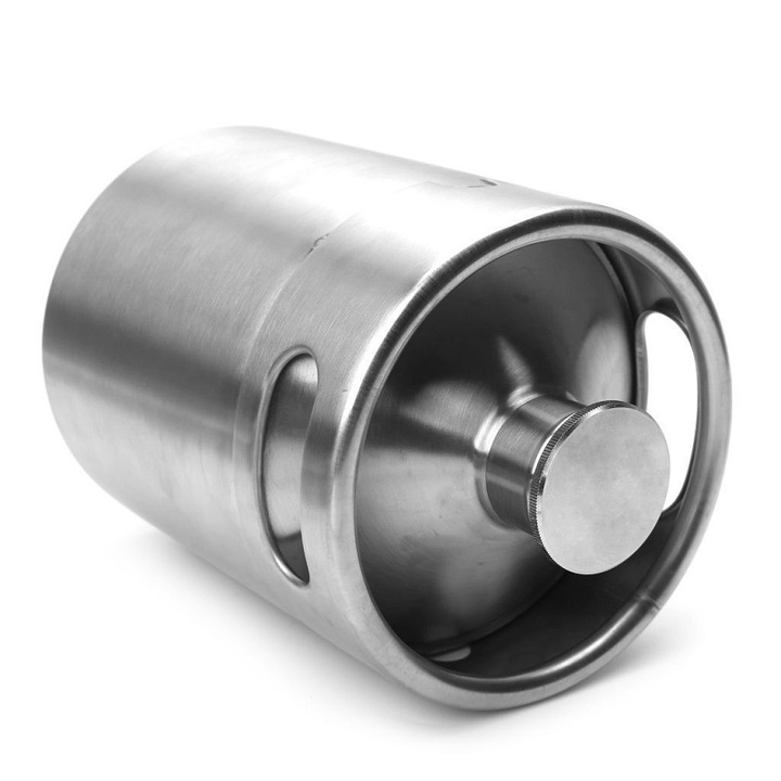 304 stainless steel beer barrel 2L home wine distribution screw cap pressure pressure jug