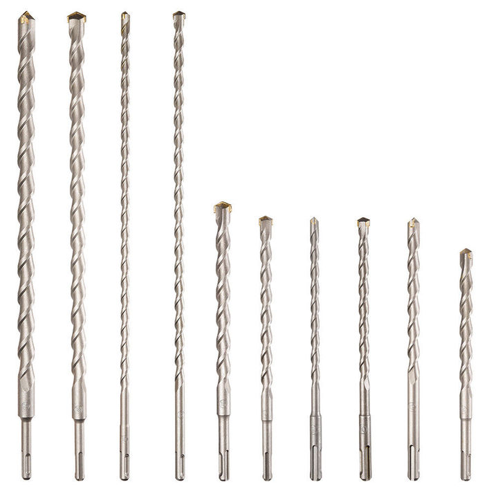 20pcs SDS Plus Rotary Hammer Drill Concrete Masonry Hole Universal Tool Kit