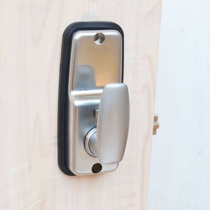 Mechanical door lock without key into external combination digital code waterproof