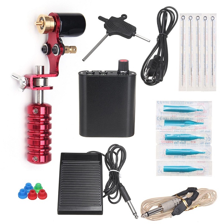 Motor Tattoo Machine Set Tattoo Beginner pedal Set Tattoo Machine Tattoo Equipment