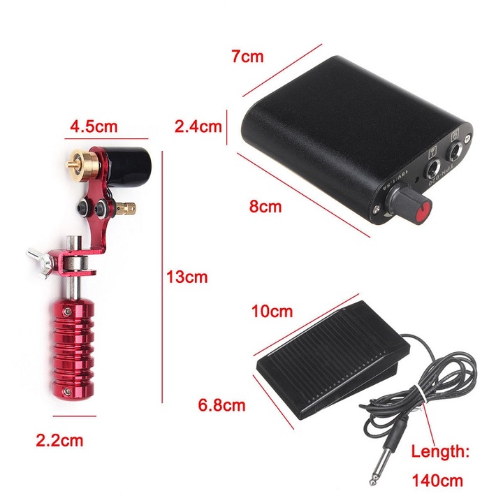 Motor Tattoo Machine Set Tattoo Beginner pedal Set Tattoo Machine Tattoo Equipment
