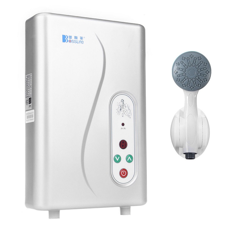 220V 6100W Tankless Instant Electric Hot Water Heater Bathroom Shower Boiler Instant small household electric water heater with fast heating and constant temperature for bathing in the hair salon