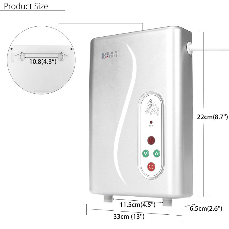 220V 6100W Tankless Instant Electric Hot Water Heater Bathroom Shower Boiler Instant small household electric water heater with fast heating and constant temperature for bathing in the hair salon