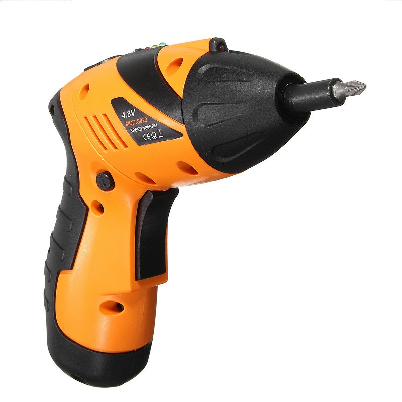 45 in-1 rechargeable wireless electric screwdriver drill bit tool 4.8V rotatable home office desk and chair maintenance