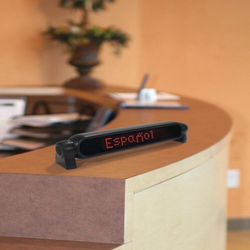 Car LED logo infrared remote control programmable scrolling red message display panel