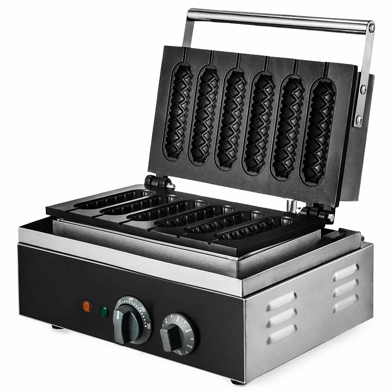electric 6-cell crispy milk stick machine crispy cream stick hot dog stick machine Kitchen supplies