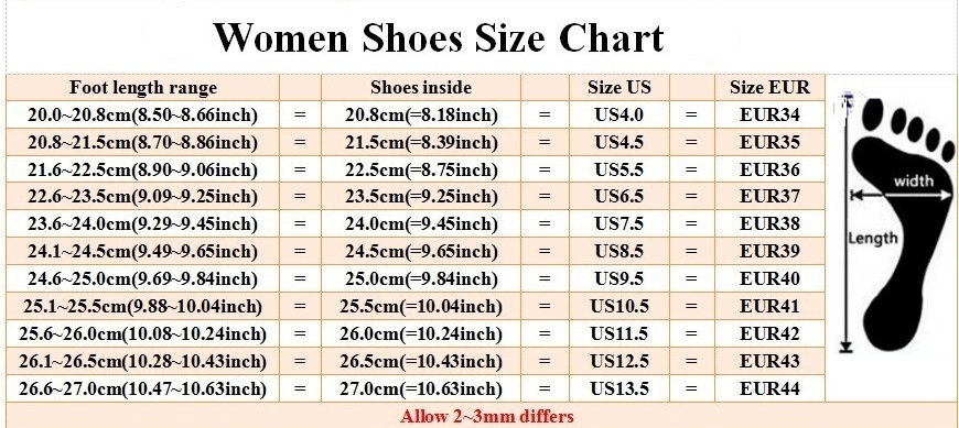 us 13 to eu women's shoe size