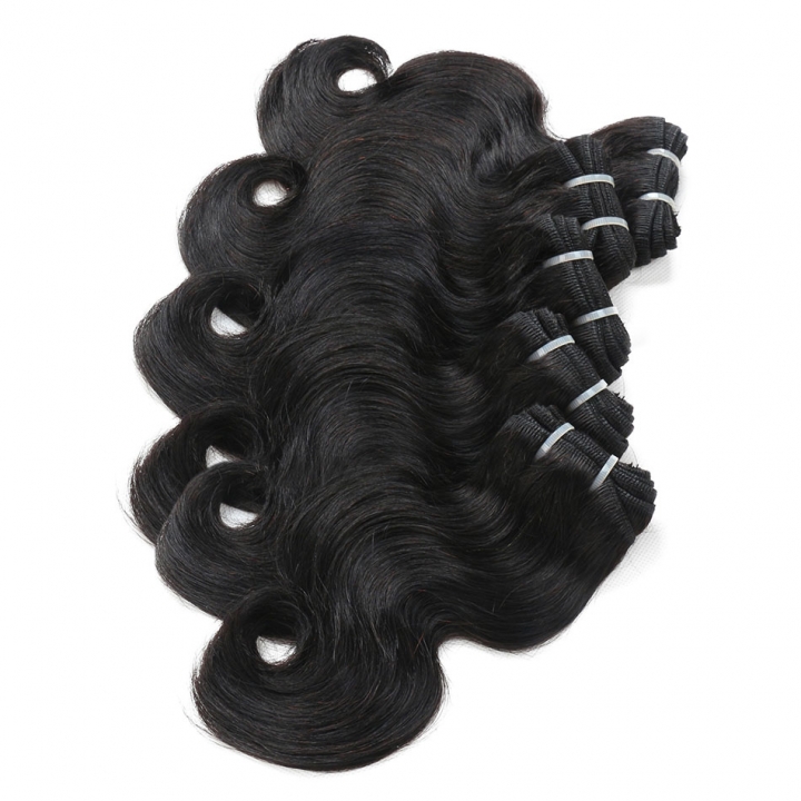 BHF Brazilian Body Wave Virgin Hair 4 Bundles 100% Human Hair Extensions 8-24&quot; 50G/PC Natural Black