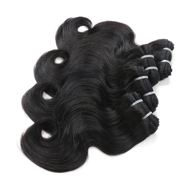 BHF Malaysian Body Wave 8A Hair Weave 4 Bundles 8-24 Inch Natural Black Human Virgin Hair  50g/Piece
