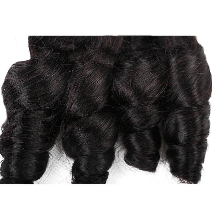 BHF 4 Bundles Brazilian Fummi Wave 100% Human Hair  Weaves Bundles 50G/pc Remy Human Hair