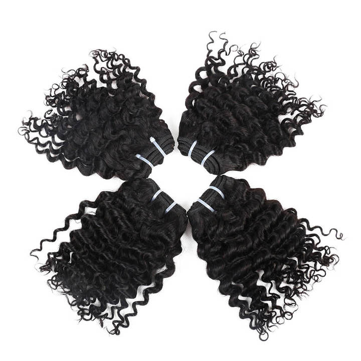 BHF Brazilian Deep Wave 100% Human Hair extension 50G/pc Remy Human Hair Weaves 1PC/LOT