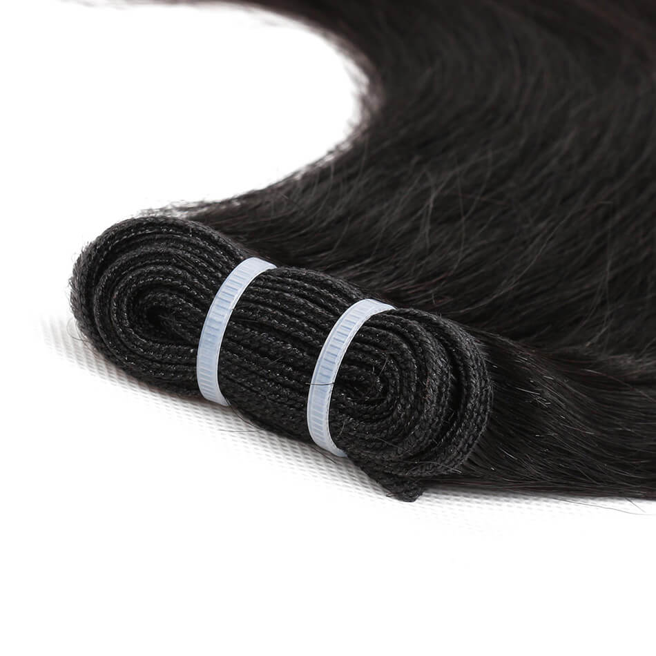 Brazilian Straight Hair 3 Bundles 8-24&quot; 8A Unprocessed Human Hair Weave Bundles Nature Color 50g/pcs