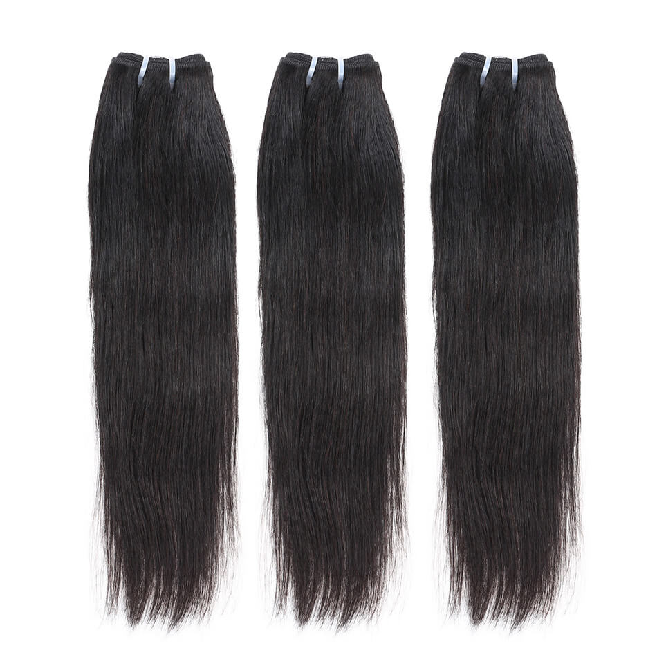Malaysian Straight Human Hair Bundles 3pcs/lot 8A Malaysian Virgin Hair 8&quot;-24&quot; 50g/pc Natural Color
