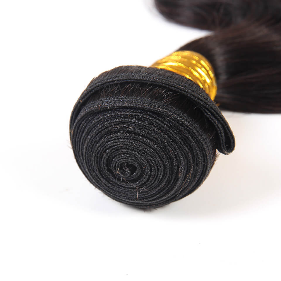 BHF Peruvian Body Wave Virgin Hair 3 Bundles 8-24Inches Human Hair Weave Bundles Double Weft 50g/pcs