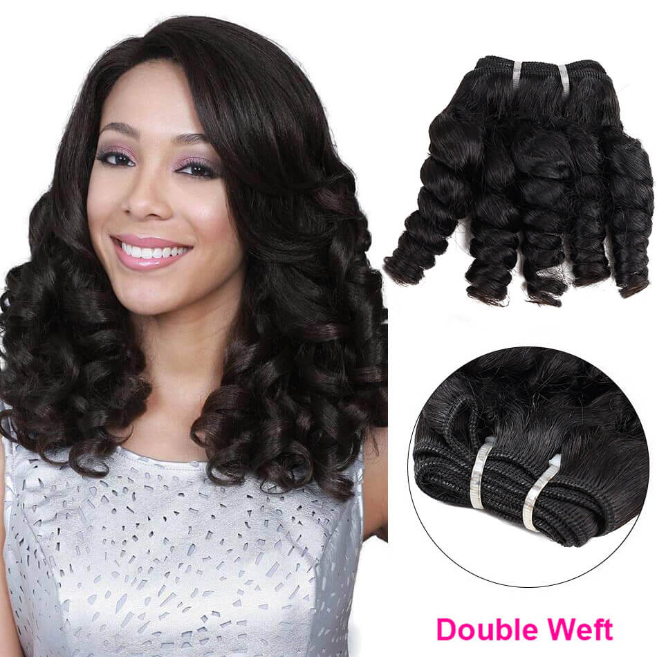 BHF Brazilian Fummi Wave 100% Human Hair extension Weave Bundles 50G/pc Remy Human Hair 1PC/LOT