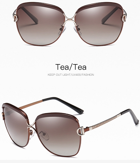 New Sunglasses oversized Women Polarized sun glasses high quality Female Prismatic Eyewear