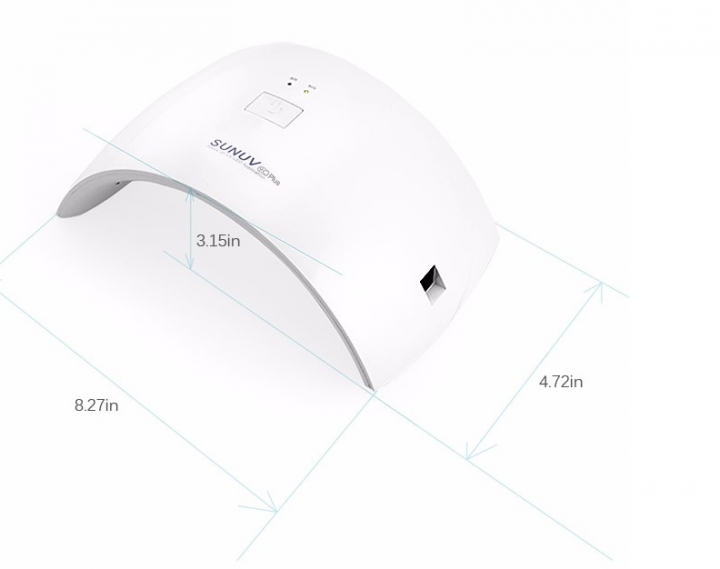 9c Plus 36W UV LED Nail lamp 18 LEDs Nail dryer for All Gels button Perfect Thumb Solution