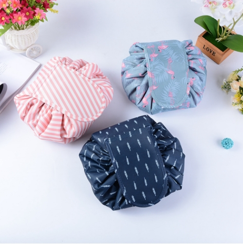 Cosmetic Bag Professional Drawstring Makeup Case Women Travel Organizer Storage Toiletry Wash Kit