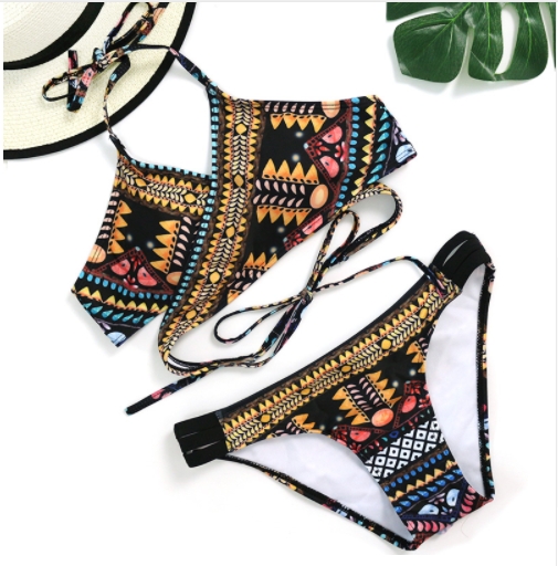 Sexy Bandage String Strappy Swim Wear Bathing Suit Swimsuit Beachwear Swimwear Women Bikini