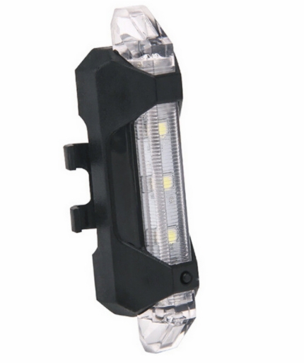 New Portable LED USB Rechargeable Cycling Light Bike Bicycle Tail Rear Safety Warning Light