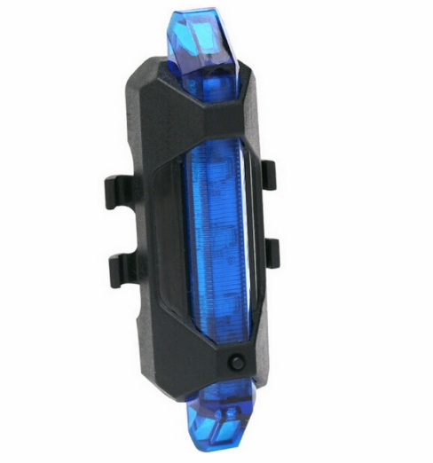 New Portable LED USB Rechargeable Cycling Light Bike Bicycle Tail Rear Safety Warning Light
