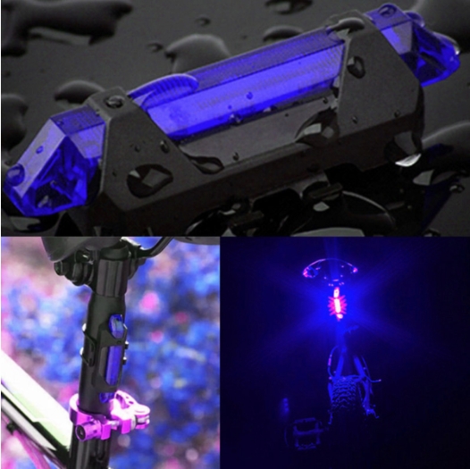 New Portable LED USB Rechargeable Cycling Light Bike Bicycle Tail Rear Safety Warning Light