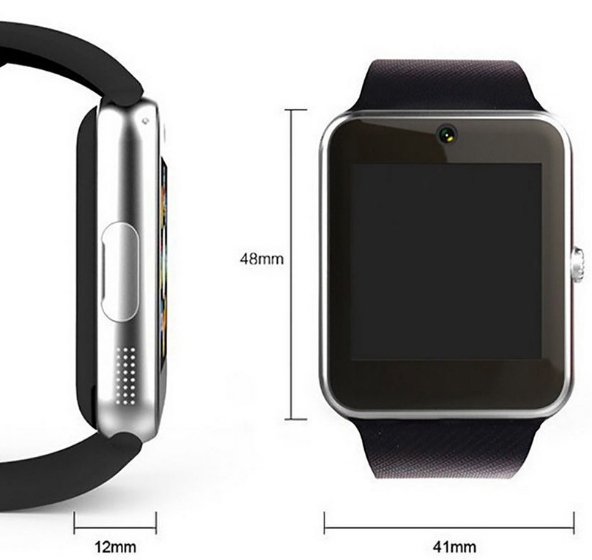 Smart Watch Clock Sync Notifier Support Sim TF Card Bluetooth Connectivity Android Phone Smartwatch