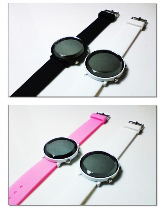 2024 fashion colourful Watches students Watch women Ladies Led Light Watched Casual Mirror exterior Smart Watches For Kids rubber waterproof wrist watches birthday children active sports Backlight