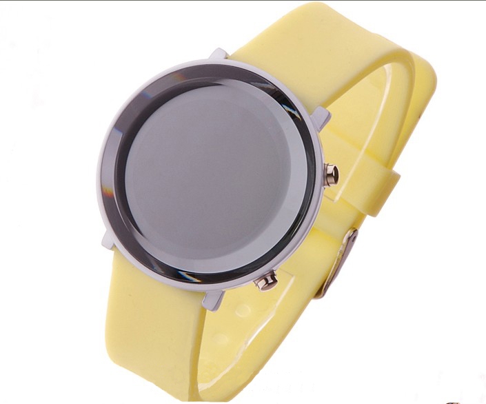 2024 fashion colourful Watches students Watch women Ladies Led Light Watched Casual Mirror exterior Smart Watches For Kids rubber waterproof wrist watches birthday children active sports Backlight