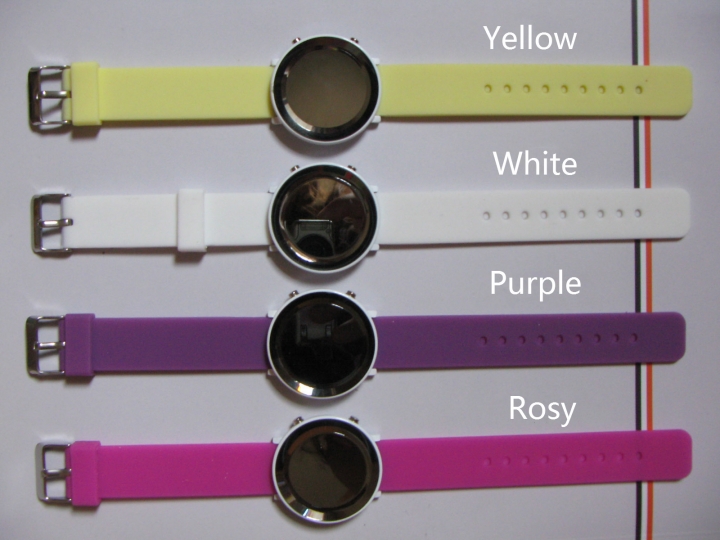 2024 fashion colourful Watches students Watch women Ladies Led Light Watched Casual Mirror exterior Smart Watches For Kids rubber waterproof wrist watches birthday children active sports Backlight