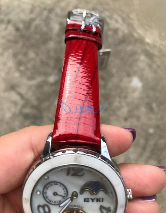 Women Watches Ladies Tourbillon hollowed Leather Pearl exaggerated pearls crystal automatic date quartz skeleton watch with leather straps Wirst women Watches blue middle watches lady design elegance